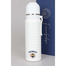 Fenerbahçe Dekomus Ile Lisanslı Fenerbahçe 650 ml Bardaklı Çelik Termos "özel Kutulu Comfort Kalem li"