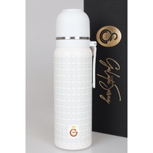 Galatasaray Dekomus Ile Lisanslı Galatasaray 650 ml Bardaklı Çelik Termos "özel Kutulu Comfort Kalem li"