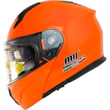 Mts -966-V2 Çene Açılır Kask (Orange)