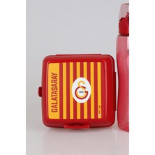 Galatasaray Dekomus Ile Yeni Sezon Lisanslı Galatasaray 700 ml Matara ve 2 Katlı Beslenme Kabı / Lunch Box Seti