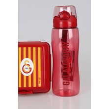 Galatasaray Dekomus Ile Yeni Sezon Lisanslı Galatasaray 700 ml Matara ve 2 Katlı Beslenme Kabı / Lunch Box Seti