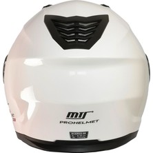 Mts -966-V2 Çene Açılır Kask (Beyaz)