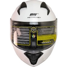 Mts -966-V2 Çene Açılır Kask (Beyaz)