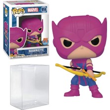 Funko Pop! Marvel Klasik Hawkeye Vinil Figür Özel (Ekran Kutusunu Korumak Için Ecotek Koruyucu Kılıf