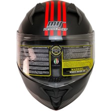 Mts -966-V2 Çene Açılır Kask (VX20 Red)