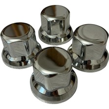 Bijon Kapağı Krom Kaplama Paslanmaz Tır Kamyon Otobüs Uyumlu 32 mm 33 mm