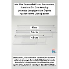 Color House 6 Adet Çekmece Içi Baharatlık Düzenleyici Organizer Stant 30,5*13cm (KAVANOZLAR HARİÇTİR) Z305