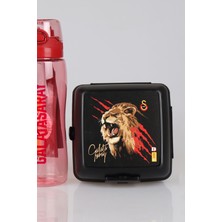 Galatasaray Dekomus Ile Yeni Sezon Lisanslı Galatasaray 700 ml Matara ve 2 Katlı Beslenme Kabı / Lunch Box Seti