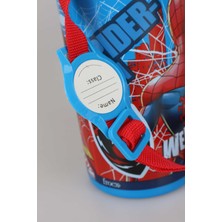 Marvel Spider-Man Dekomus Ile Yeni Sezon Lisanslı Spıderman 500 ml Çelik Matara ve 2 Katlı Beslenme Kutusu / Lunch Box Seti