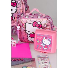Hello Kitty Yeni Sezon Lisanslı Hello Kıtty Ilkokul,beslenme ve Kalem Çantası Ile Beslenme Kabı,matara Kırtasiye Okul Seti