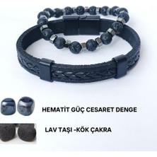 Gerçek Deri ve Doğaltaş Set