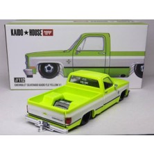Mini Gt Kaido House /112 Chevrolet Silverado Kaido Flo Yellow V1 Model Araba