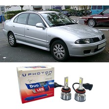 Photon Mitsubishi Carisma LED Xenon Uzun + Kısa Far Ampulü H4 Duo Yeni Seri Beyaz