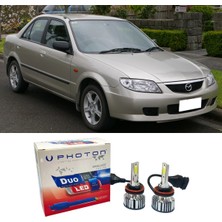 Photon Mazda 323 LED Xenon Uzun + Kısa Far Ampulü H4 Duo Yeni Seri Beyaz