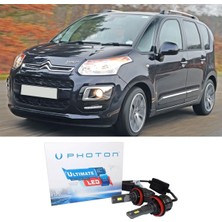 Photon Citroen C3 Picasso LED Xenon Kısa Far Ampulü H7 Ultimate Yeni Seri Beyaz 2009 - 2017