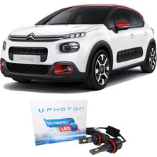 Photon Citroen C3 LED Xenon Uzun Far Ampulü H7 Ultimate Yeni Seri Beyaz 2016+