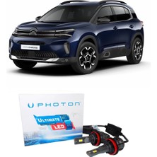Photon Citroen C5 Aircross LED Xenon Kısa Far Ampulü H7 Ultimate Yeni Seri Beyaz