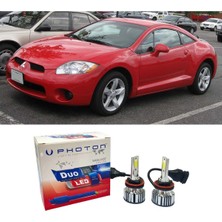 Photon Mitsubishi Eclipse LED Xenon Uzun + Kısa Far Ampulü H4 Duo Yeni Seri Beyaz