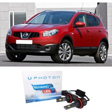 Photon Nissan Qashqai J10 LED Xenon Uzun Far Ampulü H7 Ultimate Yeni Seri Beyaz 2007-2013