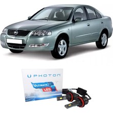 Photon Nissan Almera LED Xenon Uzun Far Ampulü H7 Ultimate Yeni Seri Beyaz 2005+