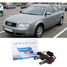 Photon Audi A6 C5 LED Xenon Uzun Far Ampulü H7 Ultimate Yeni Seri Beyaz 1997-2005