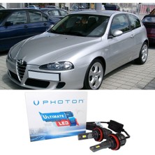 Photon Alfa Romeo 147 LED Xenon Uzun Far Ampulü H7 Ultimate Yeni Seri Beyaz