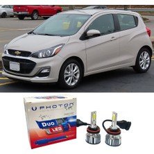 Photon Chevrolet Spark LED Xenon Uzun + Kısa Far Ampulü H4 Duo Yeni Seri Beyaz