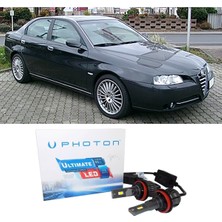 Photon Alfa Romeo 166 LED Xenon Kısa Far Ampulü H7 Ultimate Yeni Seri Beyaz