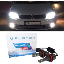 Photon Vw Jetta Mk6 LED Xenon Uzun Far Ampulü H7 Ultimate 9500 Lumens Yeni Seri Beyaz 2010-2018