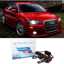 Photon Audi A3 8p LED Xenon Kısa Far Ampulü H7 Ultimate Yeni Seri Beyaz 2004 - 2008