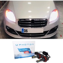 Photon Fiat Linea LED Xenon Kısa Far Ampulü H7 Ultimate 9500 Lumens Yeni Seri Beyaz