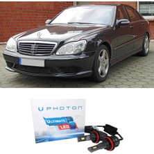 Photon Mercedes S W220 LED Xenon Kısa Far Ampulü H7 Ultimate Yeni Seri Beyaz