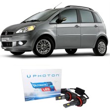 Photon Fiat Idea LED Xenon Kısa Far Ampulü H7 Ultimate 9500 Lumens Yeni Seri Beyaz