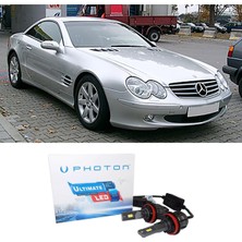 Photon Mercedes Sl R230 LED Xenon Uzun Far Ampulü H7 Ultimate Yeni Seri Beyaz