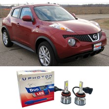 Photon Nissan Juke LED Xenon Uzun + Kısa Far Ampulü H4 Duo Yeni Seri Beyaz 2010-2014