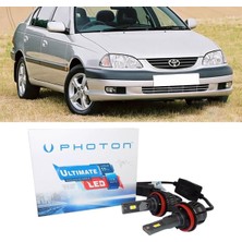 Photon Toyota Avensis LED Xenon Kısa Far Ampulü H7 Ultimate 9500 Lumens Yeni Seri Beyaz 2003-2006