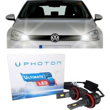 Photon Vw Golf 7.5 LED Xenon Kısa Far Ampulü H7 Ultimate 9500 Lumens Yeni Seri Beyaz 2017-2019