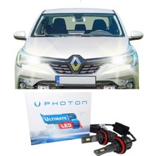 Photon Renault Taliant LED Xenon Kısa Far Ampulü H7 Ultimate 9500 Lumens Yeni Seri Beyaz
