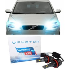 Photon Volvo V50 LED Xenon Kısa Far Ampulü H7 Ultimate 9500 Lumens Şimşek Etkili Beyaz 2007-2012
