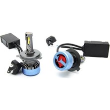 Photon Fiat Fiorino LED Xenon Uzun + Kısa Far Ampulü H4 Ultimate 9500 Lumens Yeni Seri Beyaz