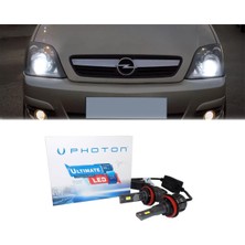 Photon Opel Meriva A LED Xenon Kısa Far Ampulü H7 Ultimate 9500 Lumens Yeni Seri Beyaz 2003 - 2010