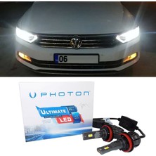 Photon Vw Passat B8 LED Xenon Kısa Far Ampulü H7 Ultimate 9500 Lumens Yeni Seri Beyaz