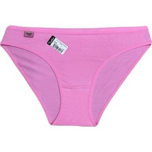 Nana & Mayka Moda Tutku 6'lı Paket Kadın Elastan Likralı Pamuk Düz Bikini Slip Külot Standart ( M -L ) 715