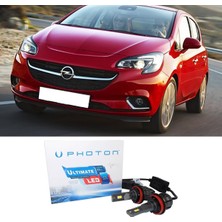 Photon Opel Corsa E LED Xenon Uzun Far Ampulü H7 Ultimate 9500 Lumens Yeni Seri Beyaz 2014-2019