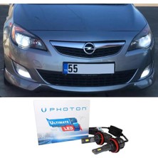 Photon Opel Astra J LED Xenon Uzun Far Ampulü H7 Ultimate 9500 Lumens Yeni Seri Beyaz 2009+