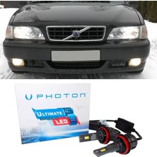 Photon Volvo S70 LED Xenon Kısa Far Ampulü H7 Ultimate 9500 Lumens Yeni Seri Beyaz