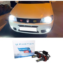 Photon Fiat Albea LED Xenon Kısa Far Ampulü H7 Ultimate 9500 Lumens Yeni Seri Beyaz