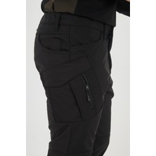 Camp Scoutland CAMP594 Outdoor Softshell Su Ve Rüzgara   içi Polarlı Kışlık Erkek Taktik Pantolon