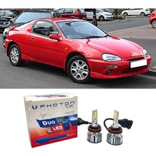 Photon Mazda Mx3 LED Xenon Uzun + Kısa Far Ampulü H4 Duo Yeni Seri Beyaz