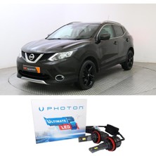 Photon Nissan Qashqai J11 LED Xenon Uzun Far Ampulü H7 Ultimate Yeni Seri Beyaz 2014+